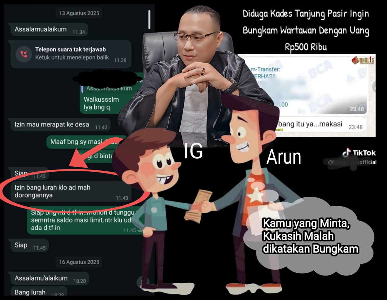 Noven Saputera,S.H. Kuasa Hukum Kades Tanjung Pasir Layangkan Somasi Minta IGR “Actori Incumbit Onus Probandi” 