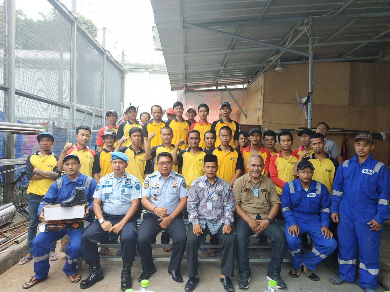 Yayasan At-Taubah Ats Tsaniyah Gelar Palatihan "Las Pabrikasi" Di Rutan Kelas IIB Depok 