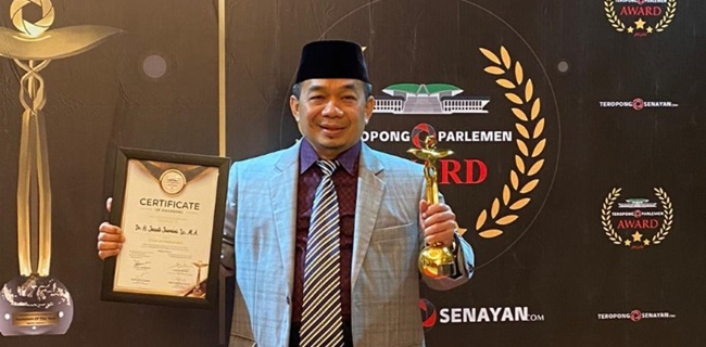 Fraksi PKS Didaulat Sebagai Fraksi Paling Aspiratif, Jazuli Juwaini Sandang Star Of Parliament