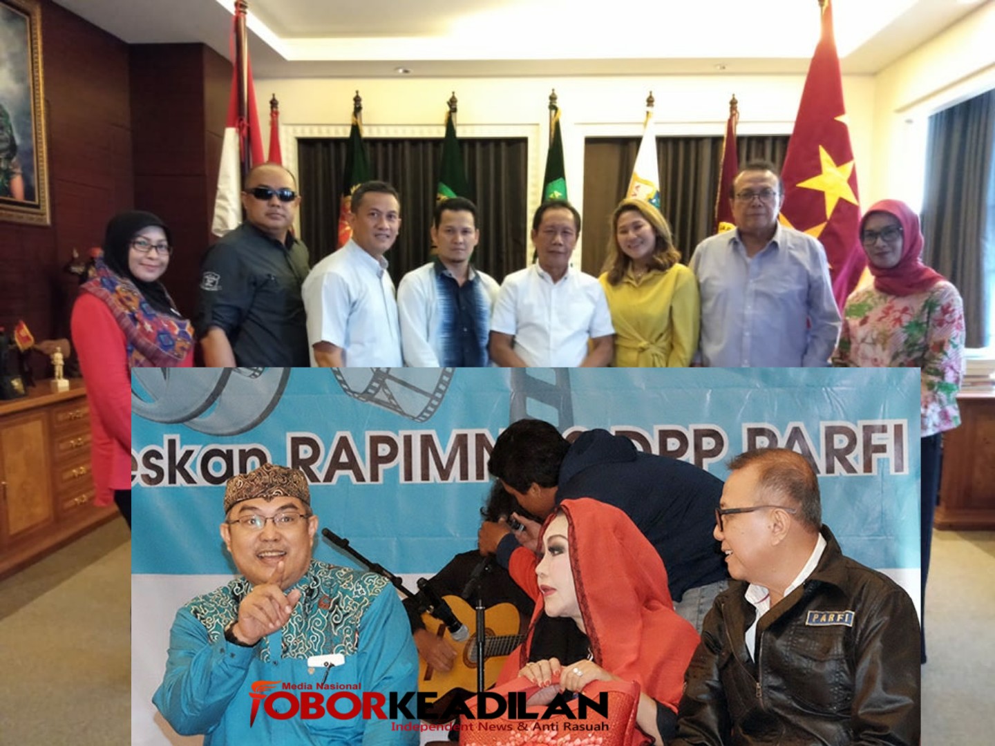 Para Senior Aktris dan Aktor Film Indonesia, Bersama Bang Yos Benahi PARFI
