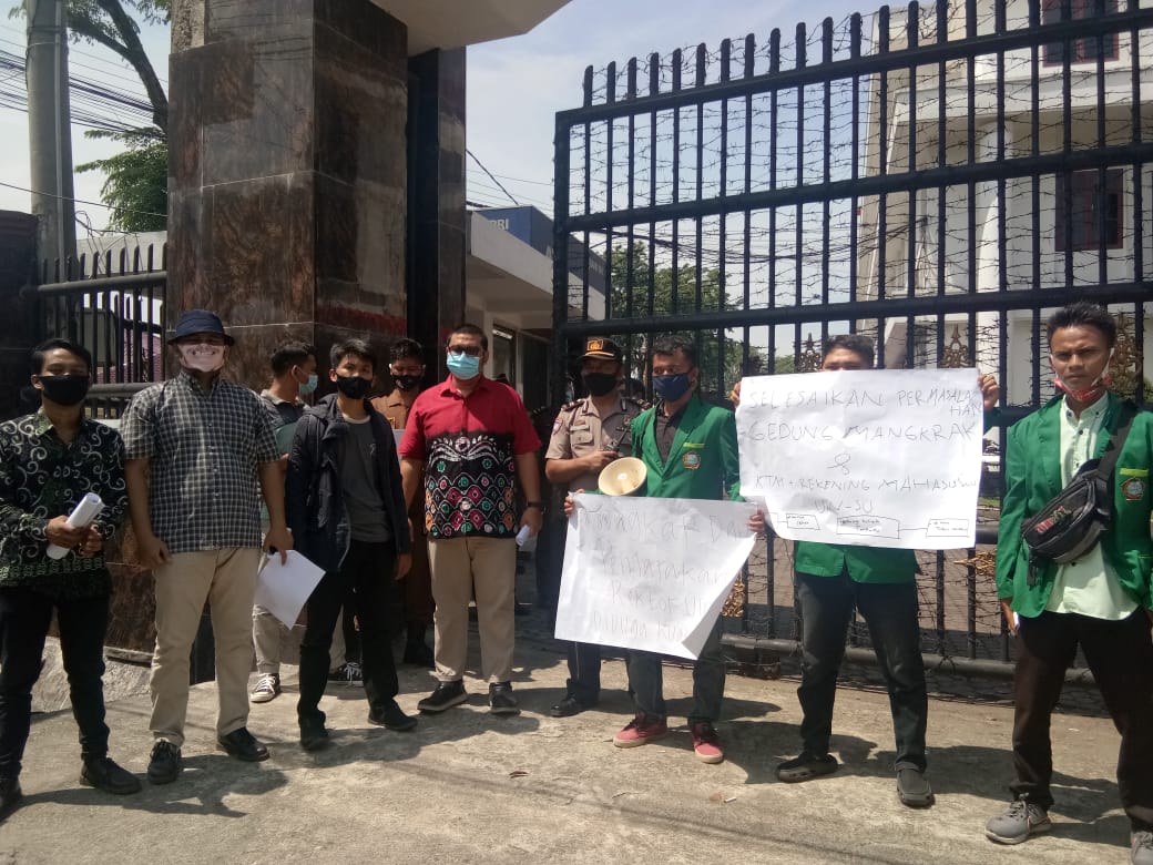 Kasus Tipikor UINSU Tak Kunjung Terungkap, Ampera Geruduk Mapoldasu dan Kejatisu