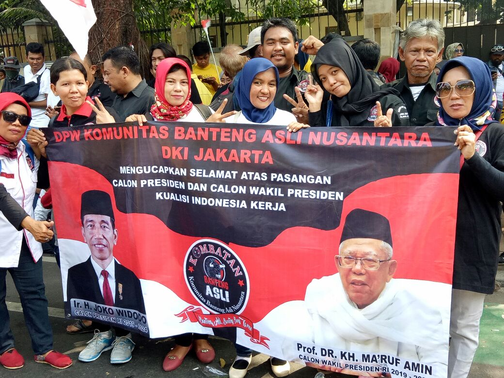 PENDAFTARAN CAPRES DAN CAWAPRES RI 2019 DI KANTOR KPU RI 