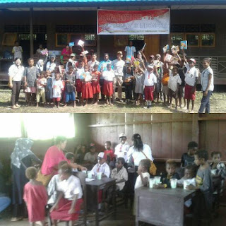 Mengharukan BAKSOS TNI/RAKYAT DI SDN INPRES ANGGRESO, ada Murid tidak punya sepatu dan seragam 