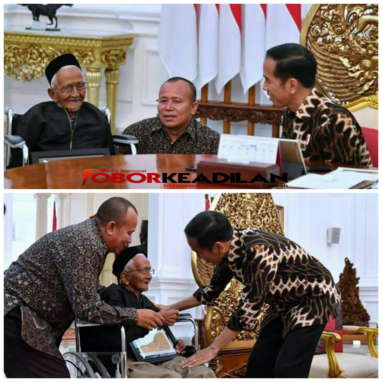 Bertemu Presiden Jokowi Di Istana, inilah 3 Permintaan Nyak Sandang 