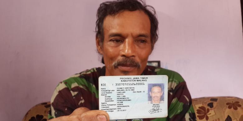 Nama Bapak Ini Slamet Hari Natal, Sering dipanggil Slamet Yesus 