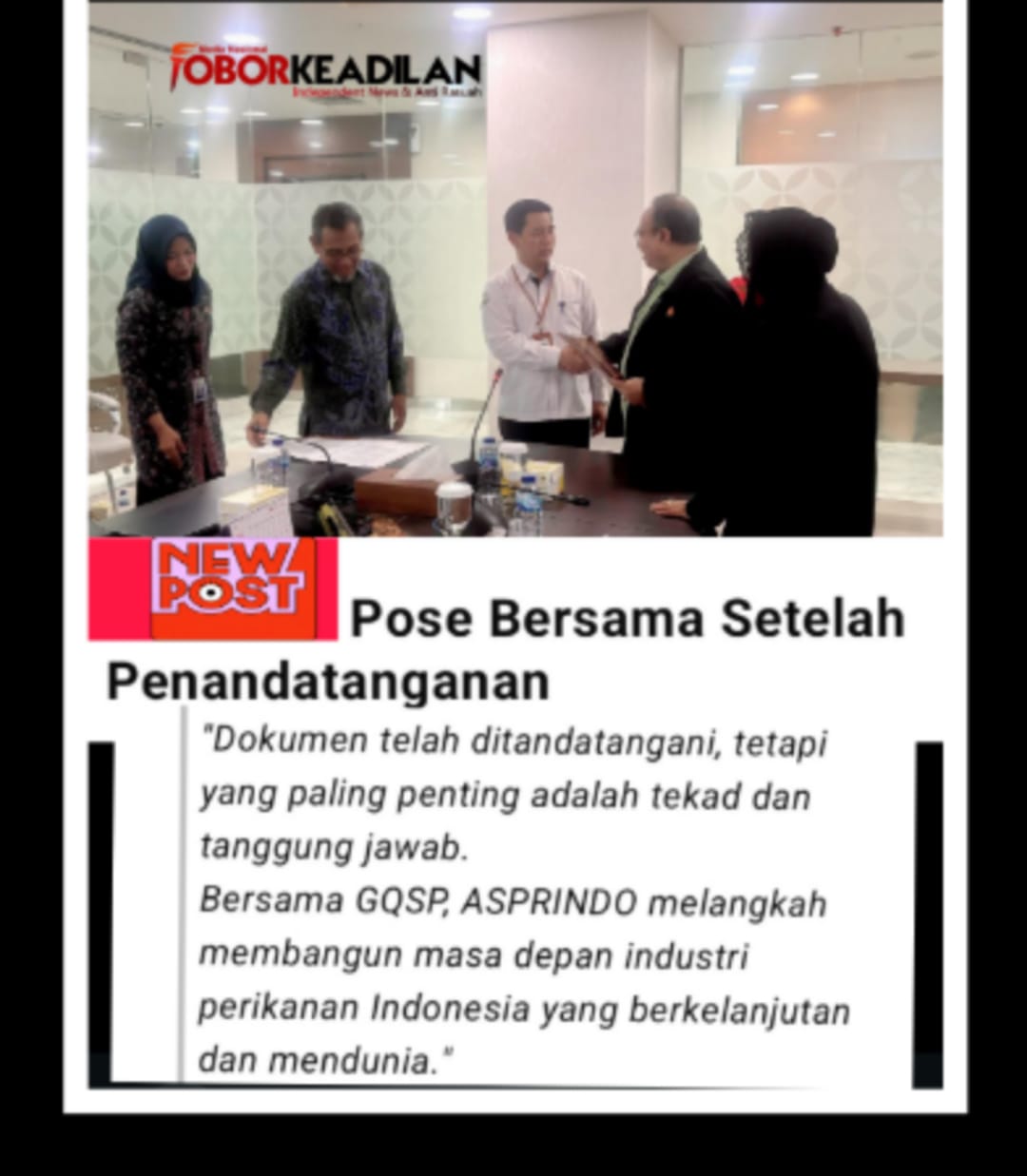 ASPRINDO Gandeng UNIDO dan KKP untuk Wujudkan Industri Perikanan Kelas Dunia