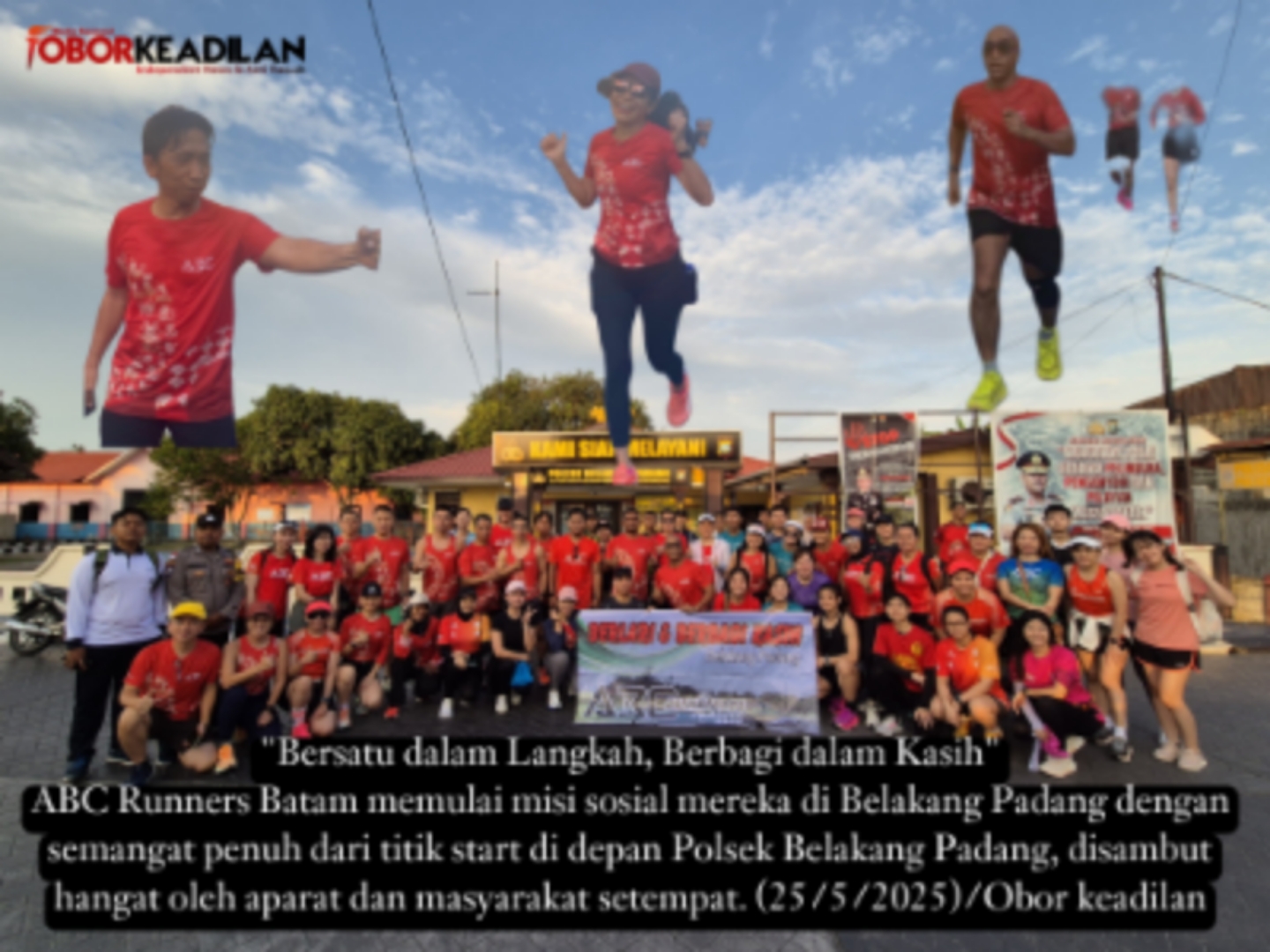 ABC Runners Batam Jejakkan Kebaikan di Pulau Belakang Padang: Lari, Silaturahmi, dan Berbagi Kasih
