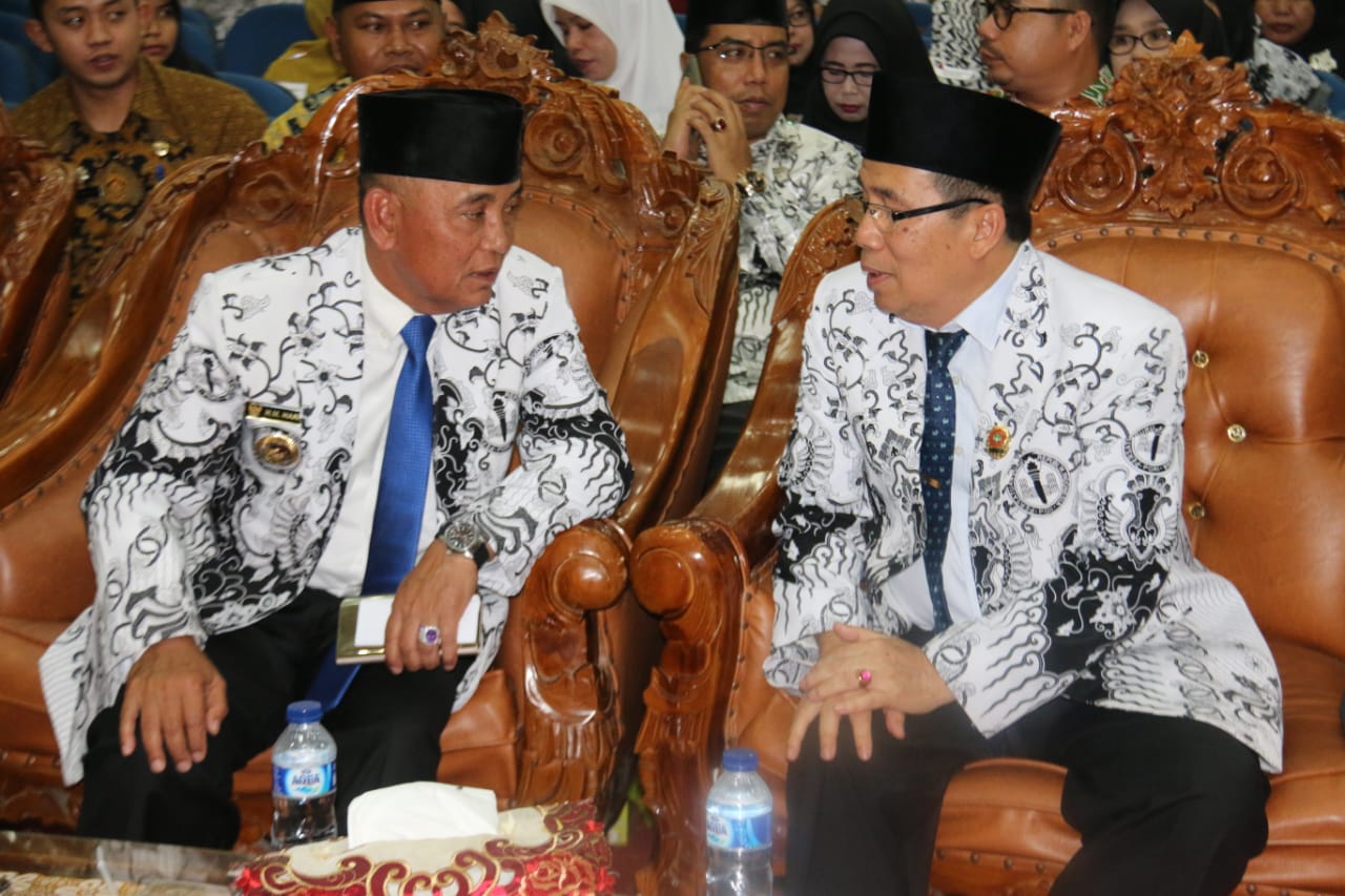 Bupati Harris : PGRI Penentu Maju dan Mundurnya Pembangunan Nasional Dalam Mencerdaskan Anak Bangsa. 