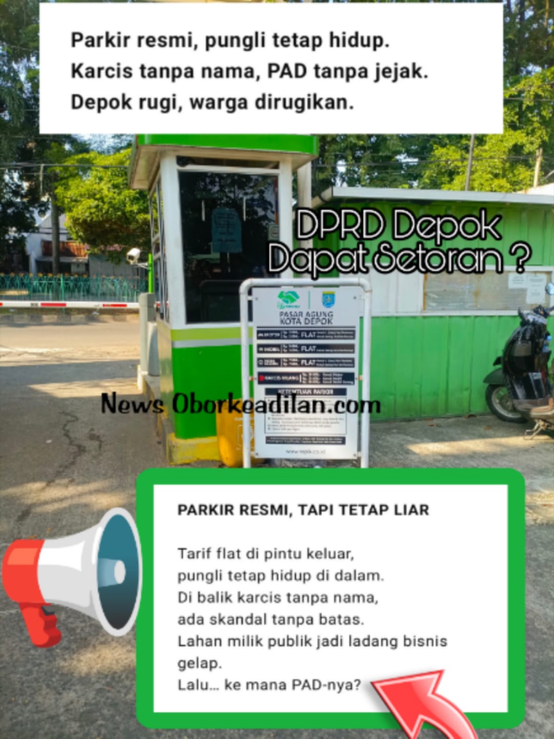 Skandal PAD Depok: Miliaran Rupiah Parkir Menguap, Siapa Pelakunya?