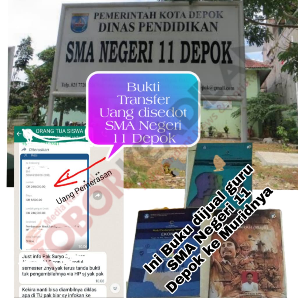 Buku Gratis dari Negara Dijual Ulang  ke Orang Miskin,  SMAN 11 Depok Mirip Pasar Loak