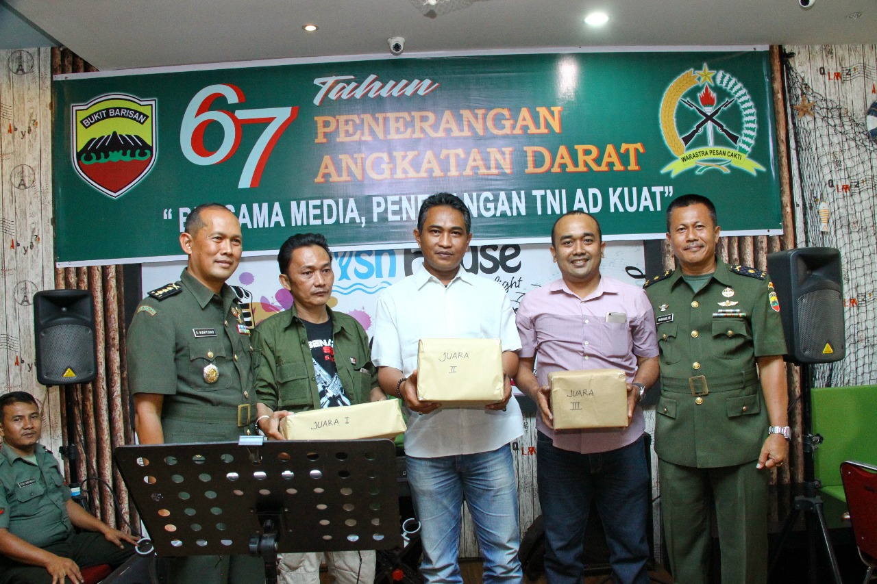 Setelah Juara Karya Tulis TMMD ke 99 Kodim, Ryan Raih Kembali Juara 