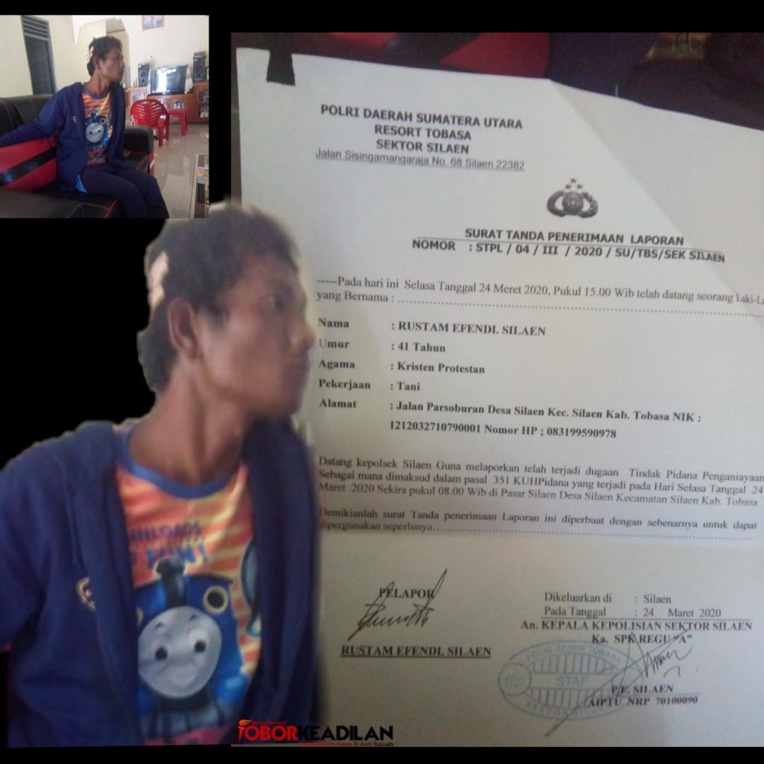 Warga Minta Gaji Malah Dilempar Gelas, Kades Baringin Silaen Dipolisikan Serta Terancam Masuk Sel