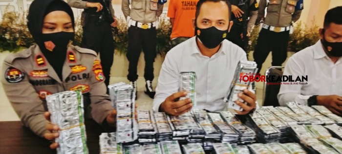 Sebanyak 15 ribu Obat-obatan tanpa izin edar, merek Tramadol, Trihexyphenidyl, Tramadol HCL Diamankan Polresta Mataram