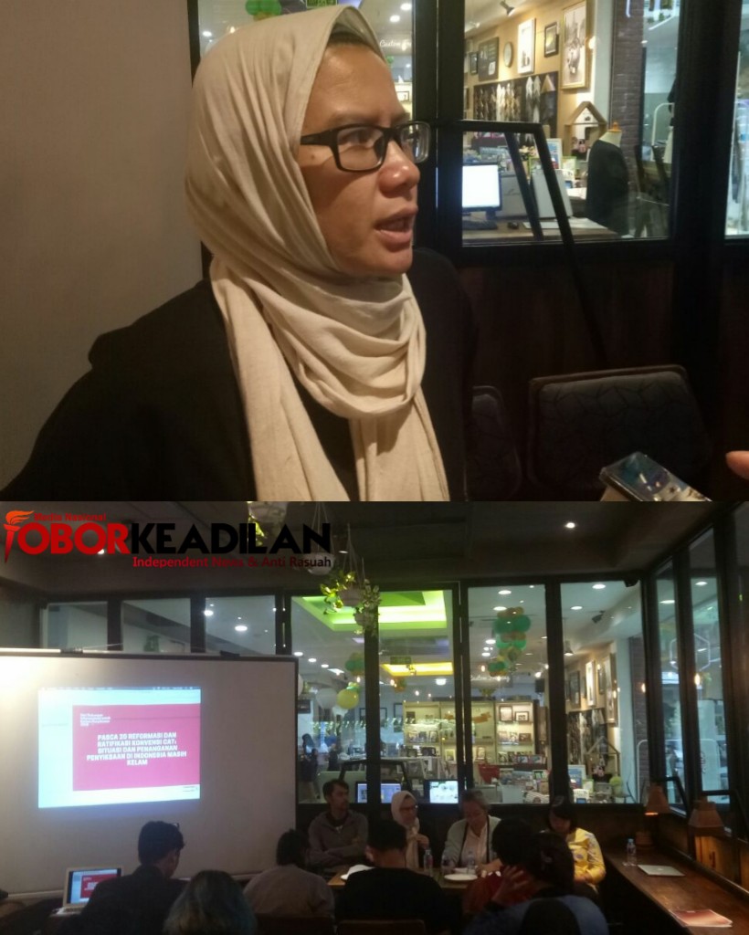   KONTRAS " Situasi dan Penanganan Penyiksaan di Indonesia Masih Kelam"