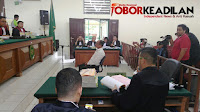Pantau Sidang Perambahan Hutan di PN Pelalawan HUKRIM  