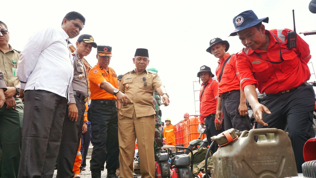 Siaga  Karhutla PT. RAPP Kerahkan Personil dan Peralatan