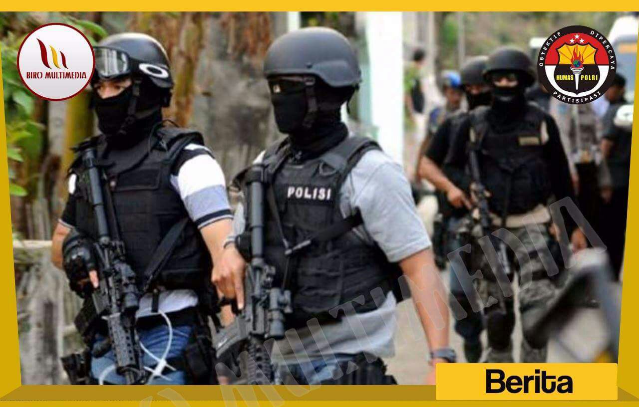 Operasi Penindakan Serentak Jaring 9 Tersangka Yang Diduga "Teroris"