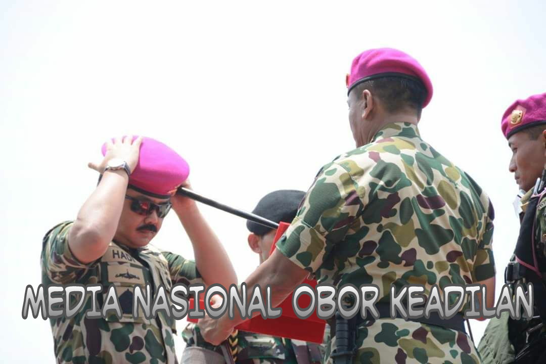 Panglima TNI Dikukuhkan Sebagai Warga Kehormatan Korps Marinir TNI AL