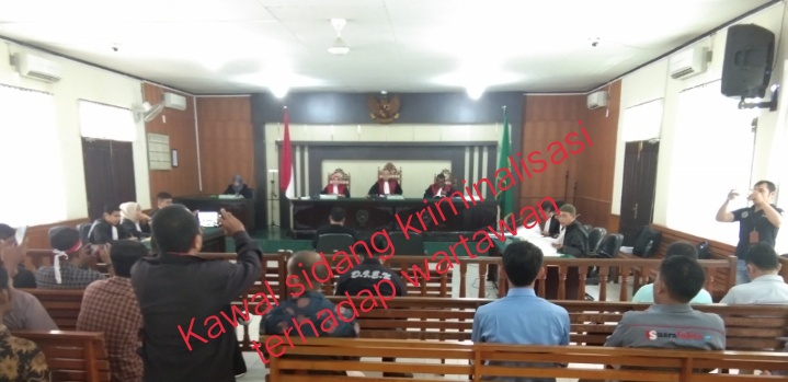 Sidang Lanjutan Dugaan Pelangaran UU ITE Tuduhkan Bupati Bengkalis Amril 
