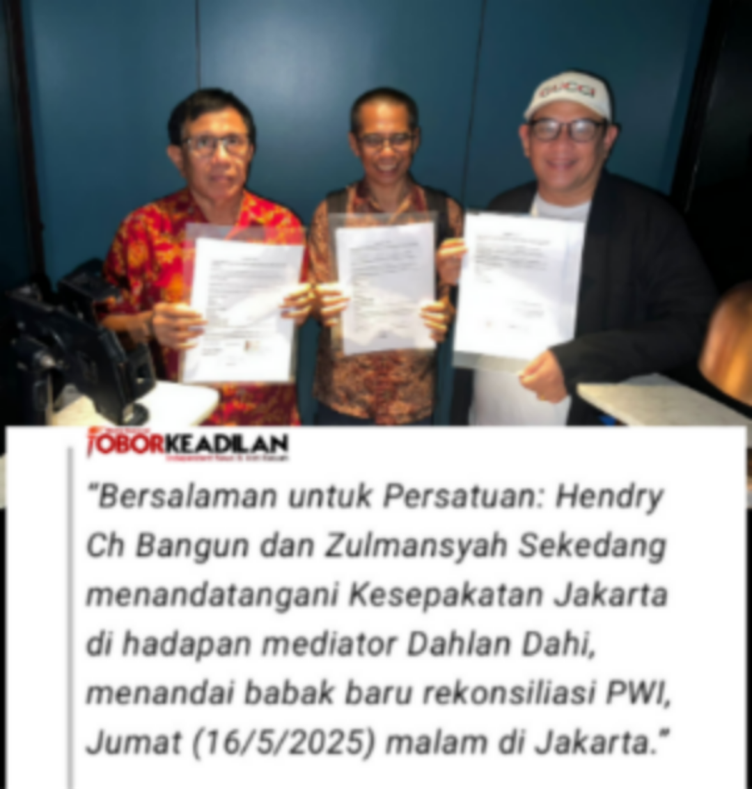 Dua Ketua, Satu Meja: Jalan Damai PWI Menuju Kongres Agustus