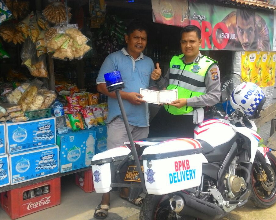 Beri Pelayanan Prima, Polres Pelalawan Luncurkan Samsat Delivery.