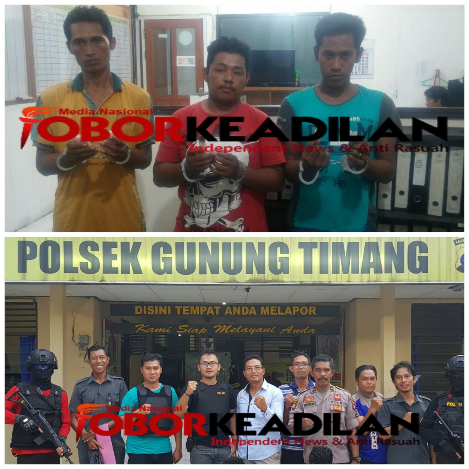 TIGA PEMUDA DESA KANDUI DITANGKAP SAAT PESTA SABU