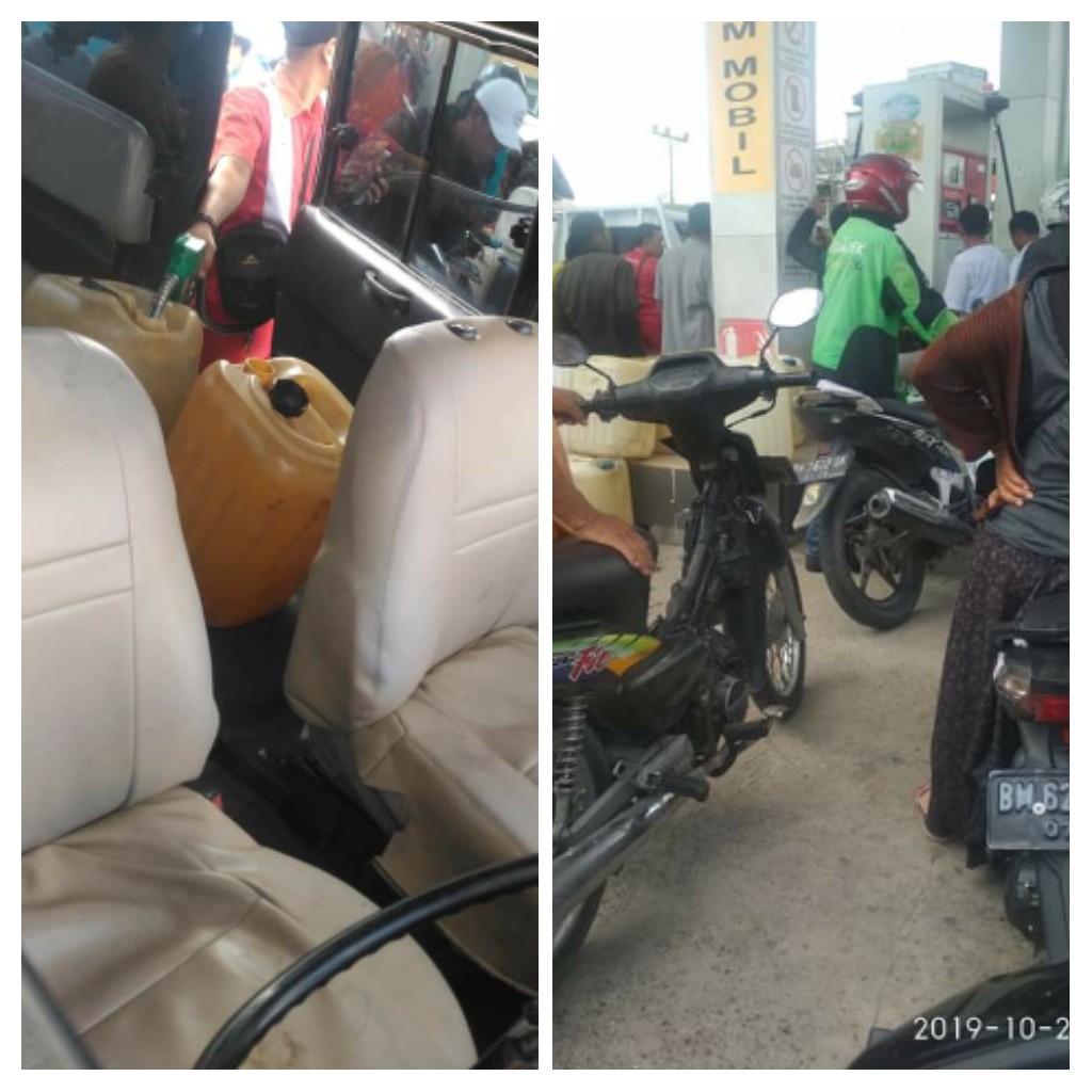 Premium Langka, SPBU di Duri Lebih Utamakan Isi Jerigen 