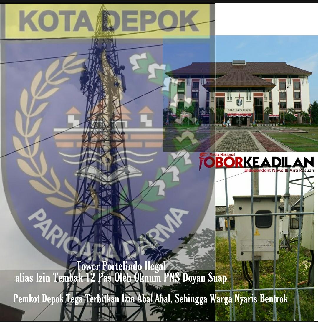 Pemkot Depok Terbitkan Izin Palsu, Kemudian PT Protelindo Tower Paksa Warga Jatijajar Berdusta