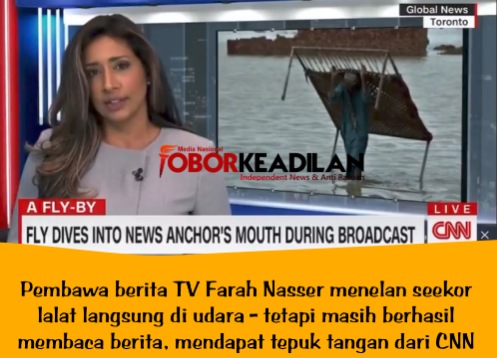 Presenter Telan Lalat Saat Baca Berita Live Di TV, Pihak CNN Diminta Lakukan Hal Ini 