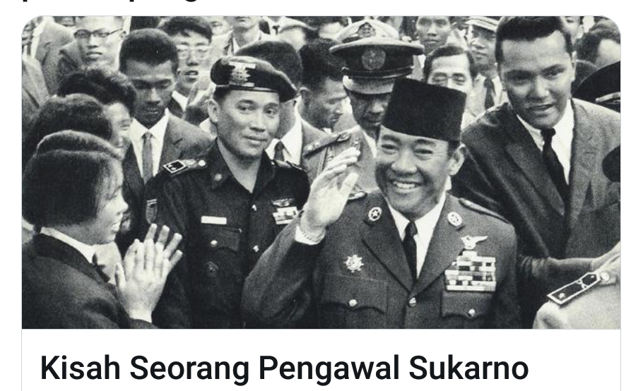 Mengawal Presiden Sukarno sejak 1962. Pernah jadi kapten timnas Indonesia. Dipenjara Orde Baru tanpa proses pengadilan.