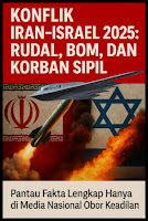 Eskalasi Perang Iran–Israel 2025: Serangan Rudal Balasan, Ratusan Korban, dan Ancaman Perang Regional