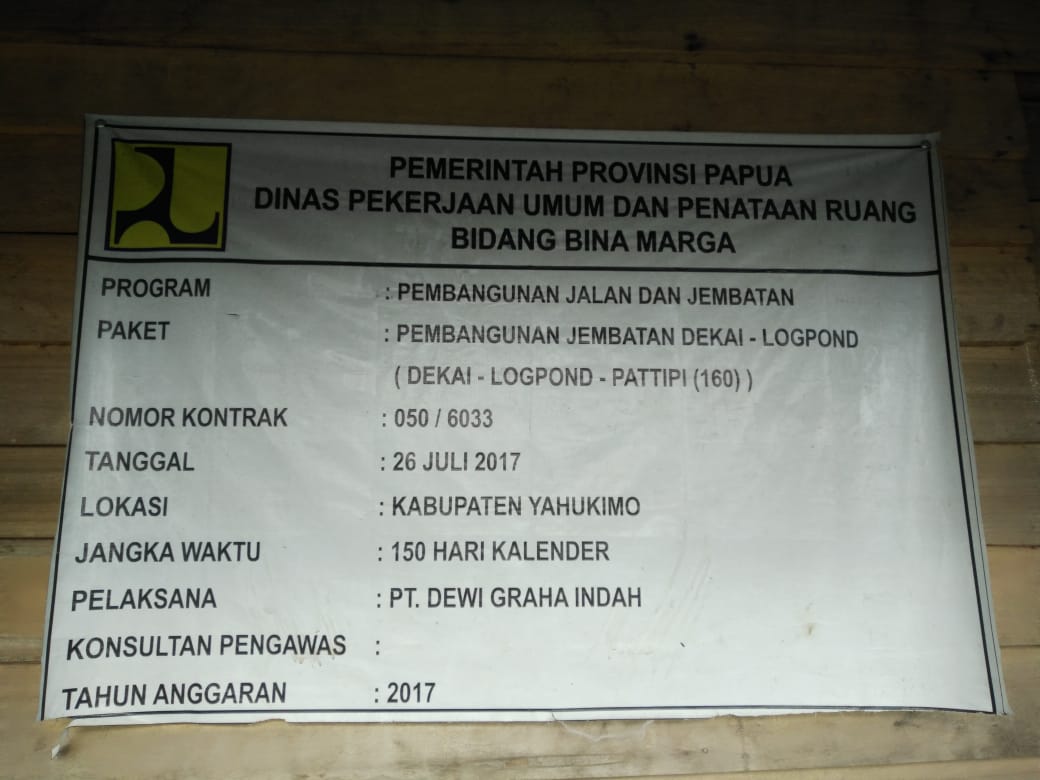 Dengan Hilangnya Komponen Rangka Jembatan, Diduga Proyek Jembatan Maruku Tidak Berkualitas Dan Mengakibatkan Terbengkalai
