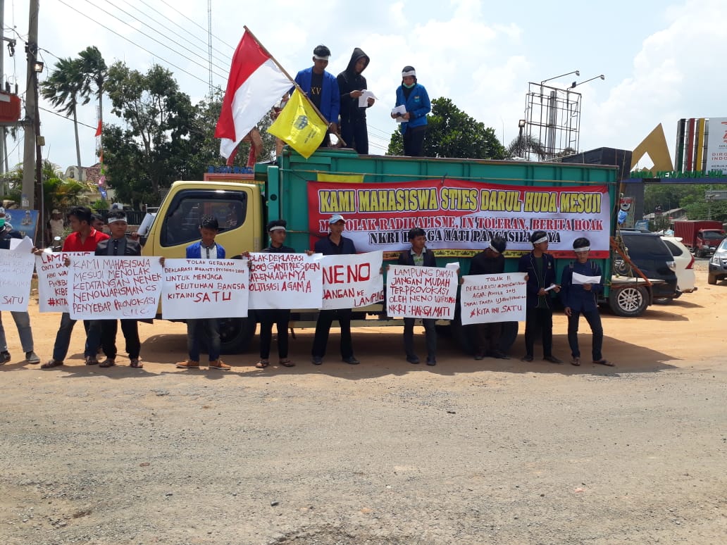 PMII Dan BEM Tolak Kedatangan Neno Warisman ke Lampung