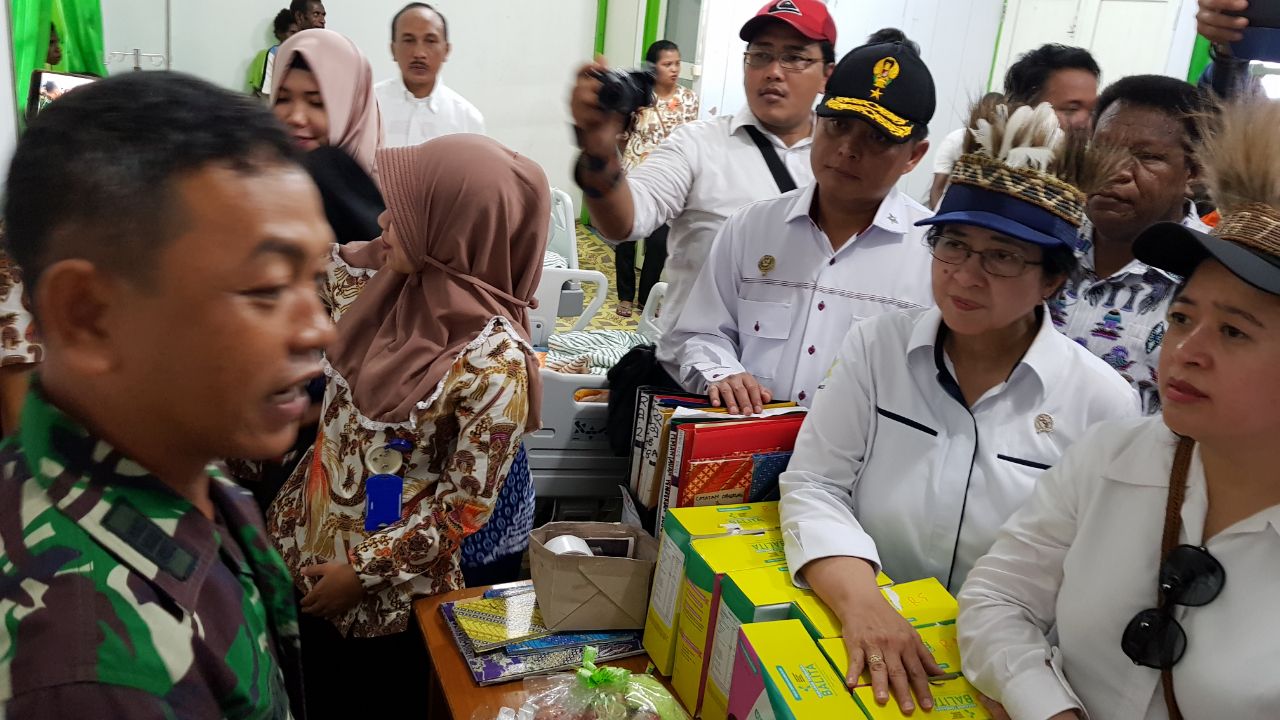 Menko PMK Puan Maharani Melakukan Kunjungan Ke RSUD Agats, Kabupaten Asmat