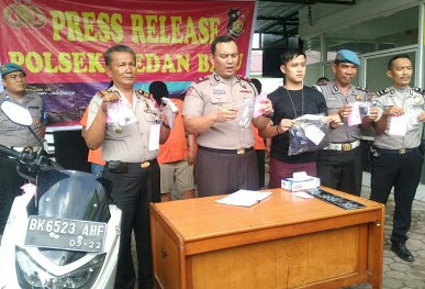 Satu dari Empat Pelaku Curanmor, Curat dan Curas Ditembak Timsus Polsek Medan Baru