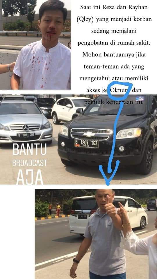 Pria Sipil Arogan Yang Pukul Bocah di Tol Akhirnya Gol di Kantor Polisi Polda MetroJaya 