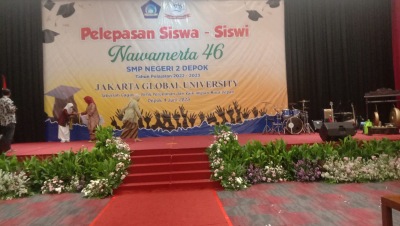 Perpisahan SMPN 2 Depok Digelar di Kampus JGU, Kepsek: Itu Kinerja Komite dan Panitia
