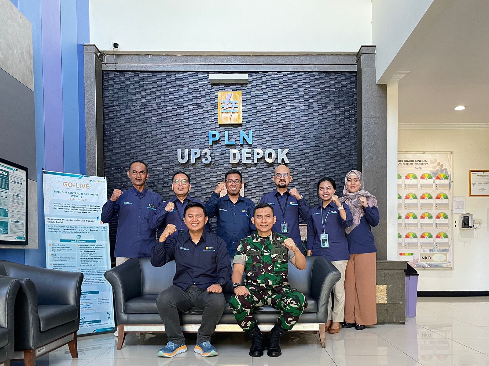 PLN UP3 Depok Perkuat Sinergi Kewilayahan dengan Komando Distrik Militer 0508 Depok