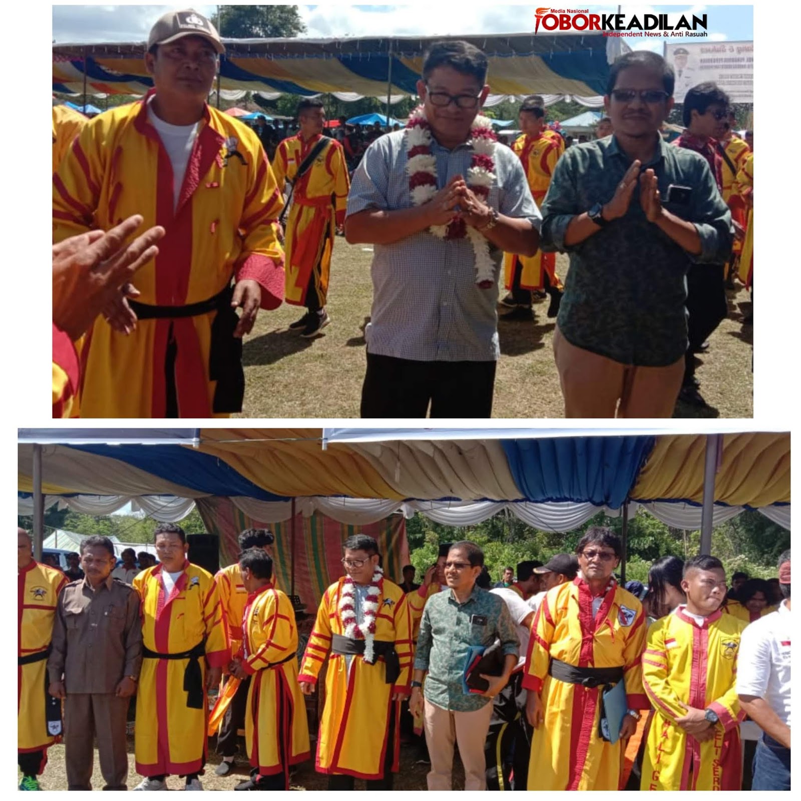 Perguruan Kungfu Naga Sakti Indonesia (PKNSI) Adakan Ujian Kenaikan Tingkat  Sabuk Ke 31, di Lapangan Jonggi Manulus kec Parmaksian Tobasa.