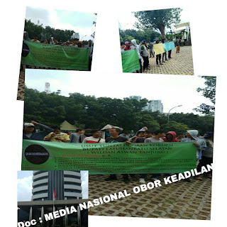 Pemuda Labuhan Batu Unjuk rasa di KPK RI , Usut dugaan korup Bupati Wildan Aswan Tanjung