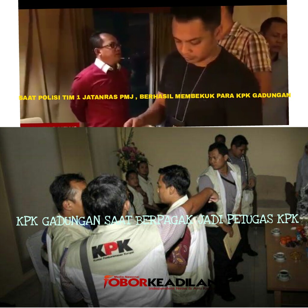 KPK GADUNGAN DI CIDUK POLISI JATANRAS UNIT 1 POLDA METROJAYA