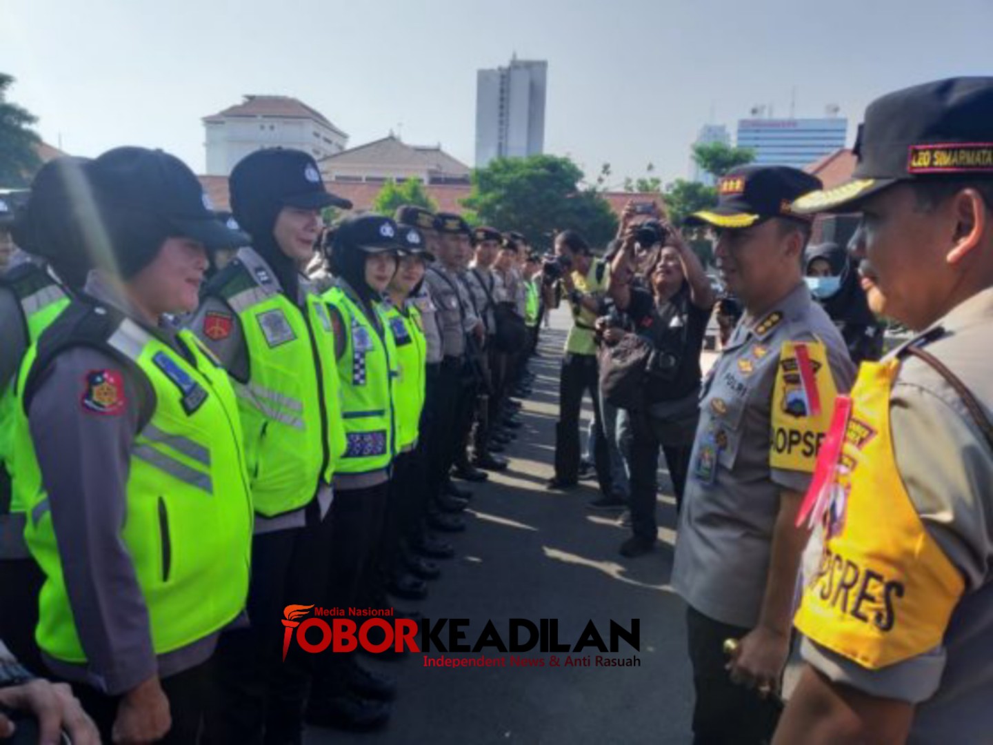 Terkait Putusan MK Hari ini Polres Surabaya Siapkan 2.130 Personel