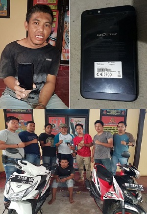 PENCURI SEBUAH HP, DI RINGKUS POLISI DI PINRANG SULAWESI SELATAN