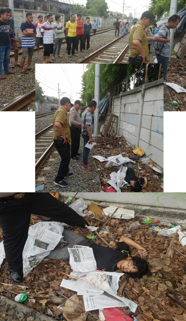 Pria ini Mabuk wara wiri di Peron CRL [ Comuter line ] , Tersambar Kreta Tewas Mengenaskan