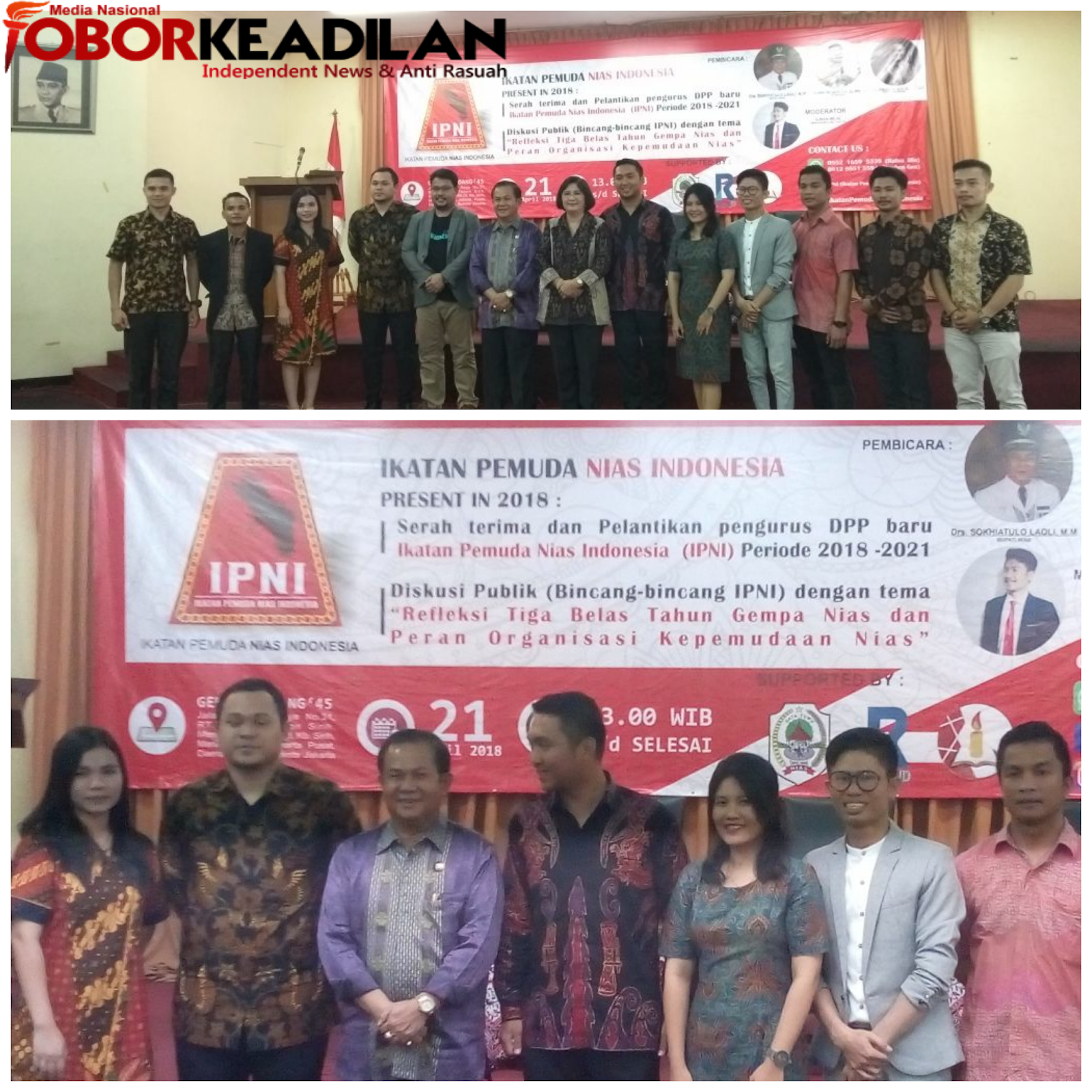 Resmi Vicensius Ketua Umum Baru IPNI Periode 2018-2021
