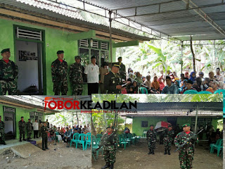 PEMAKAMAN SECARA MILITER ANGGOTA VETERAN RI DI CILACAP JAWA TENGAH
