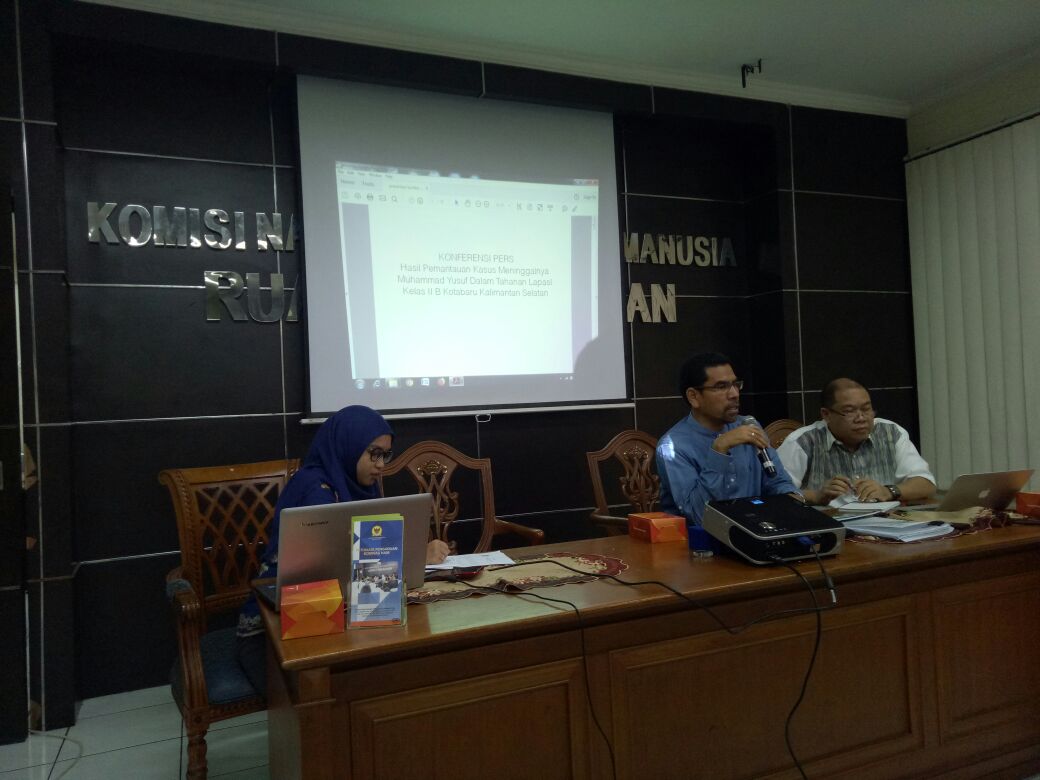 Komnas Ham "Perkara Wartawan (Alm) M Yusuf Cenderung di Paksakan"