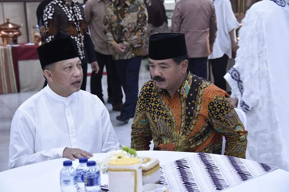 Panglima TNI, Marsekal TNI Hadi Tjahjanto, S.I.P.  Gelar Open House Idul Fitri 1440 H  di Wisma Ahmad Yani Menteng Jakarta 