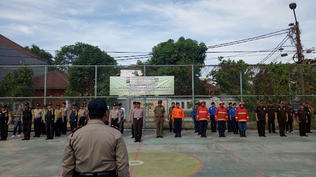 APEL BERSAMA TIGA PILAR DALAM RANGKA  PENANGGULANGAN BANJIR DI KARAWACI TANGERANG KOTA, BANTEN