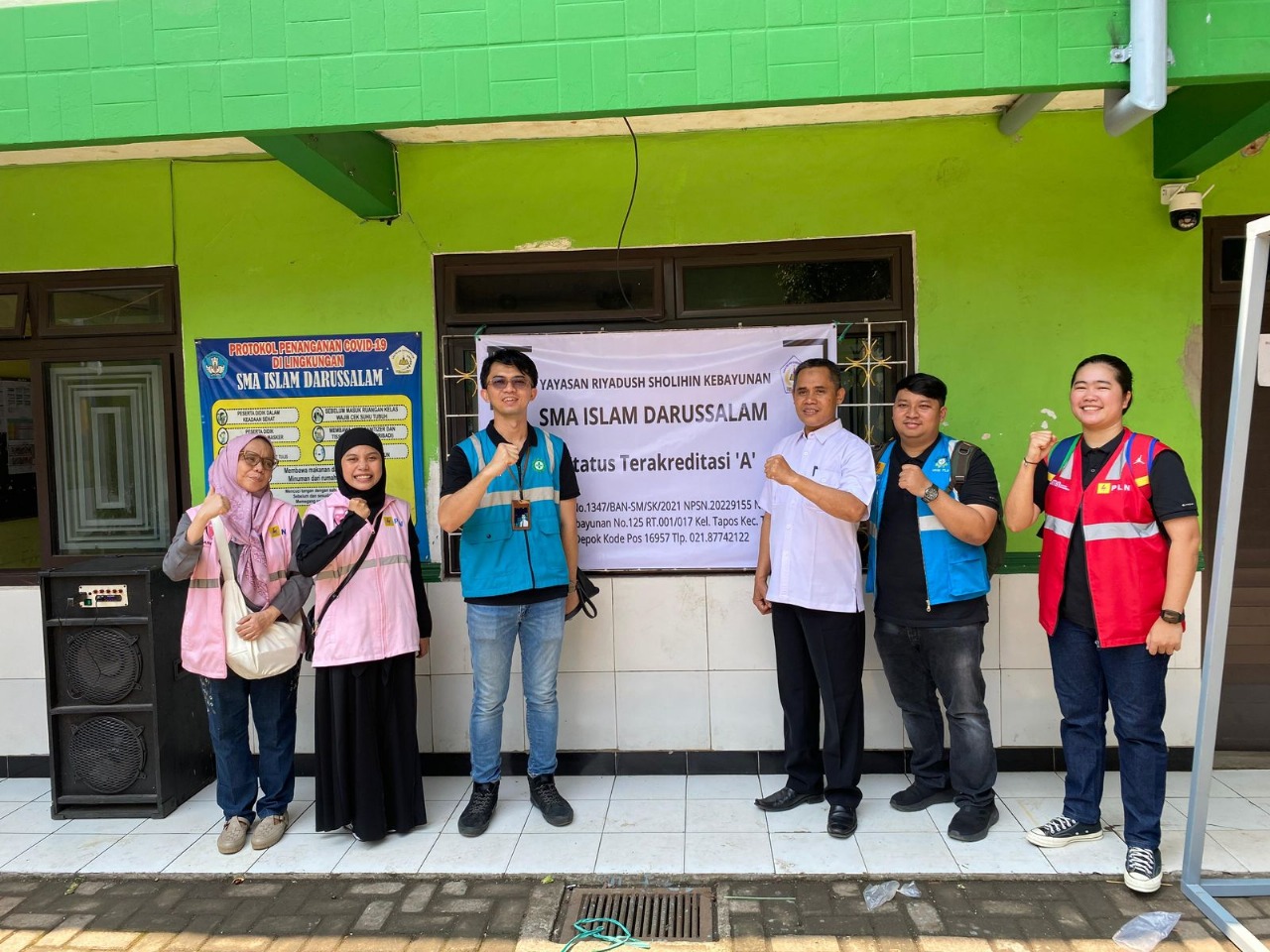 PLN ULP Cimanggis Gelar “PLN Mobile Goes To School” di SMA Darusalam Tapos